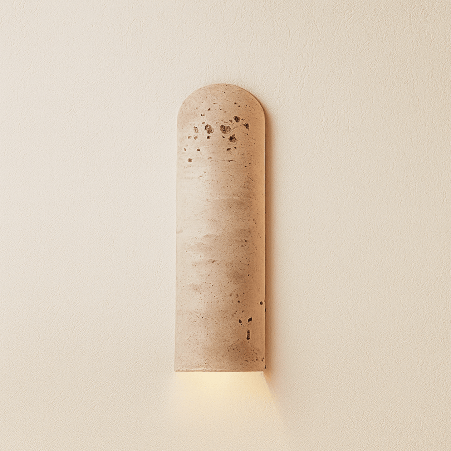 Lunara Natural Travertine LED Wall Lamp