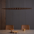 LinéaBead LED Pendant Light – Dark Wood