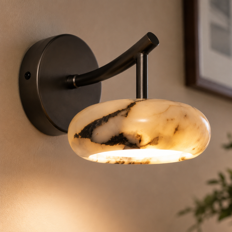 Nero Marble Orbit Wall Sconce