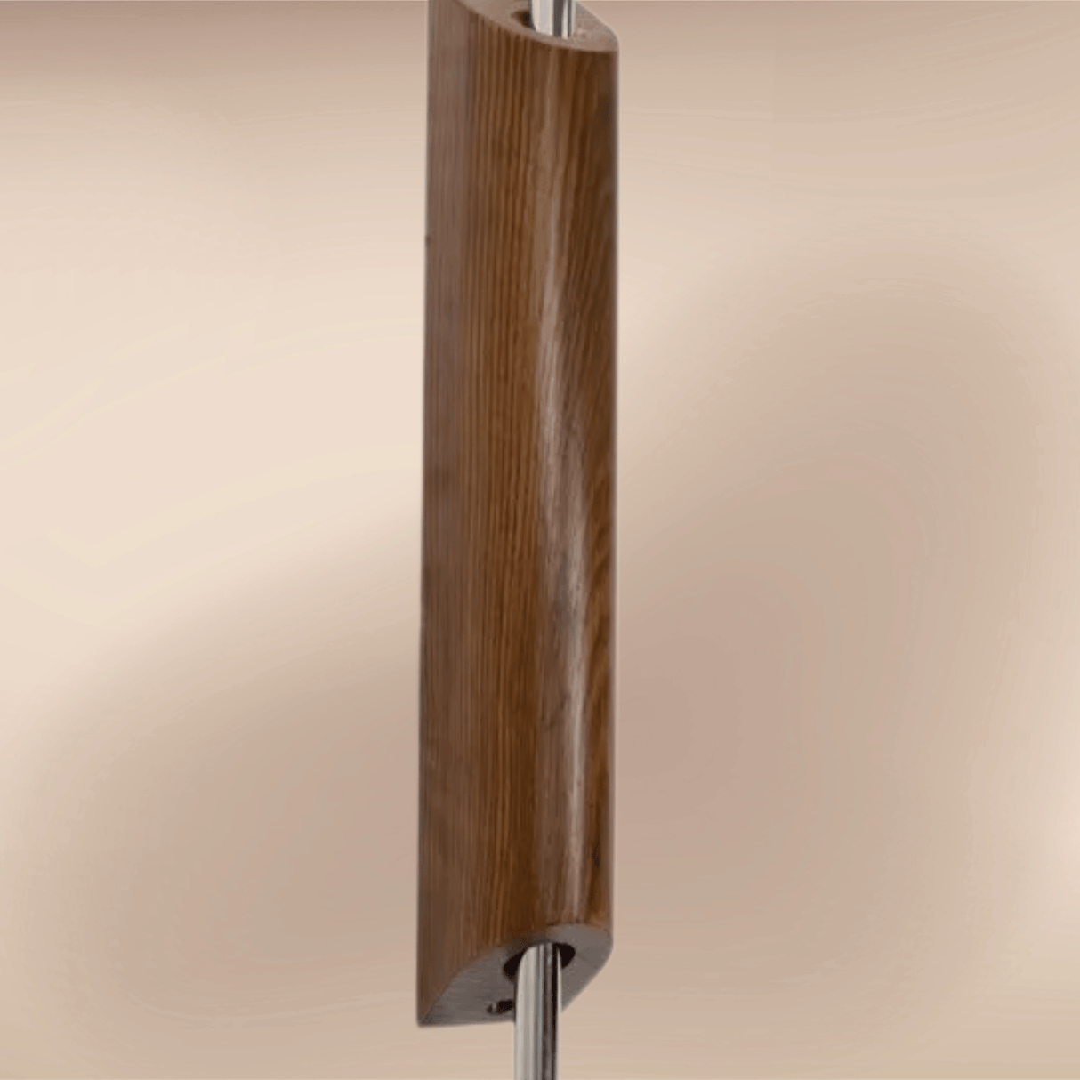 Close look at wooden leg of Italian Design Minimalist Atmosphere Silk Wall Lamp LED E27
