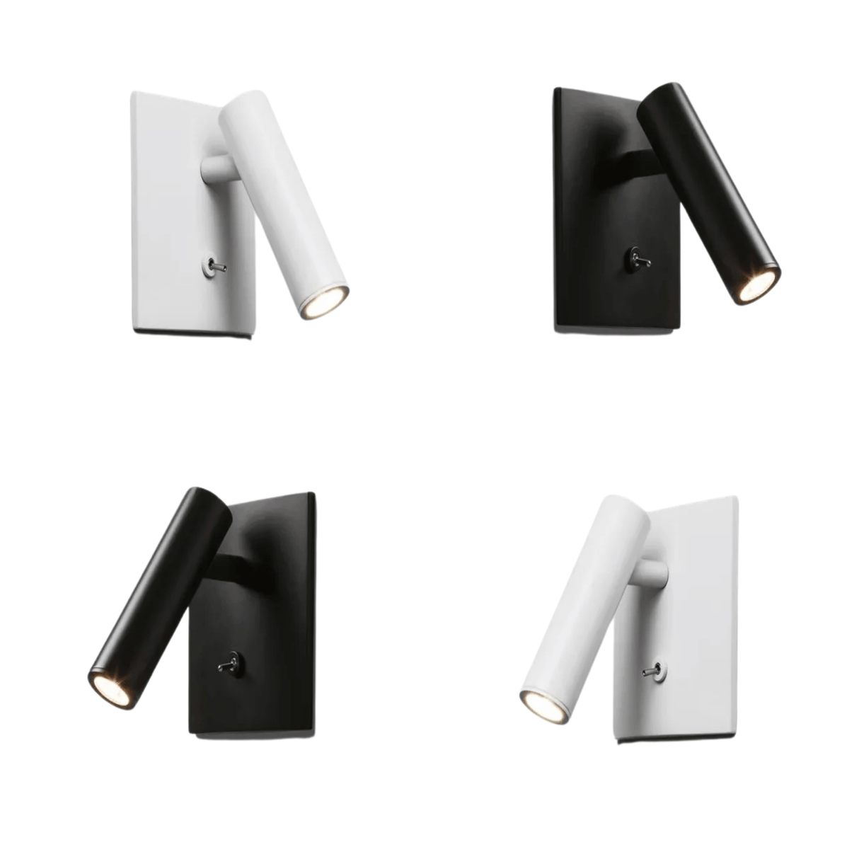 Embedded LED Reading Wall Lamp With Switch Adjustable Hotel Bedroom Bedside Headboard Sconce Spot Led Light Fixture AC110-220V