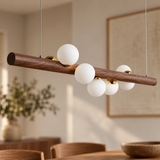 Walden Wood Globe Linear Pendant