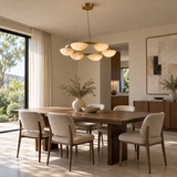 Novara Round Alabaster Chandelier