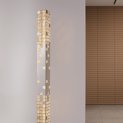 Auralis Crystella Floor Lamp – Modern LED Tower Light