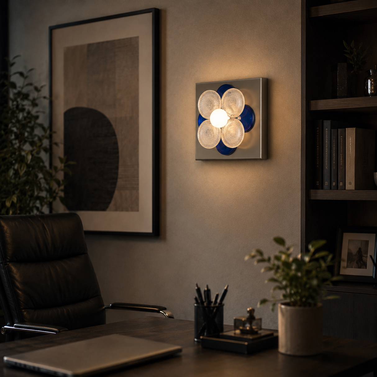 Floris Bauhaus Glass Wall Lamp