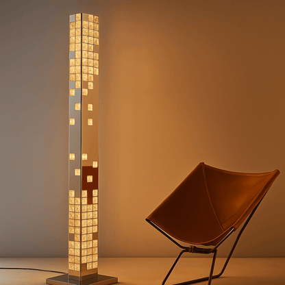 Auralis Crystella Floor Lamp – Modern LED Tower Light