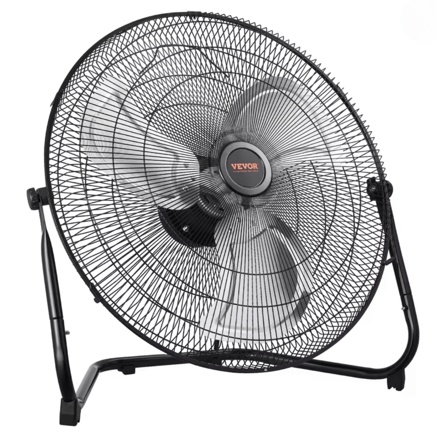 Powerful VEVOR 20 Inch Floor Fan 3 Speeds 360° Adjustable Tilt High-Velocity Industrial Fan for optimal cooling.