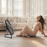 Stay cool with the 20 Inch Floor Fan 3 Speeds 360° Adjustable Tilt High-Velocity Industrial Fan, perfect for any setting.