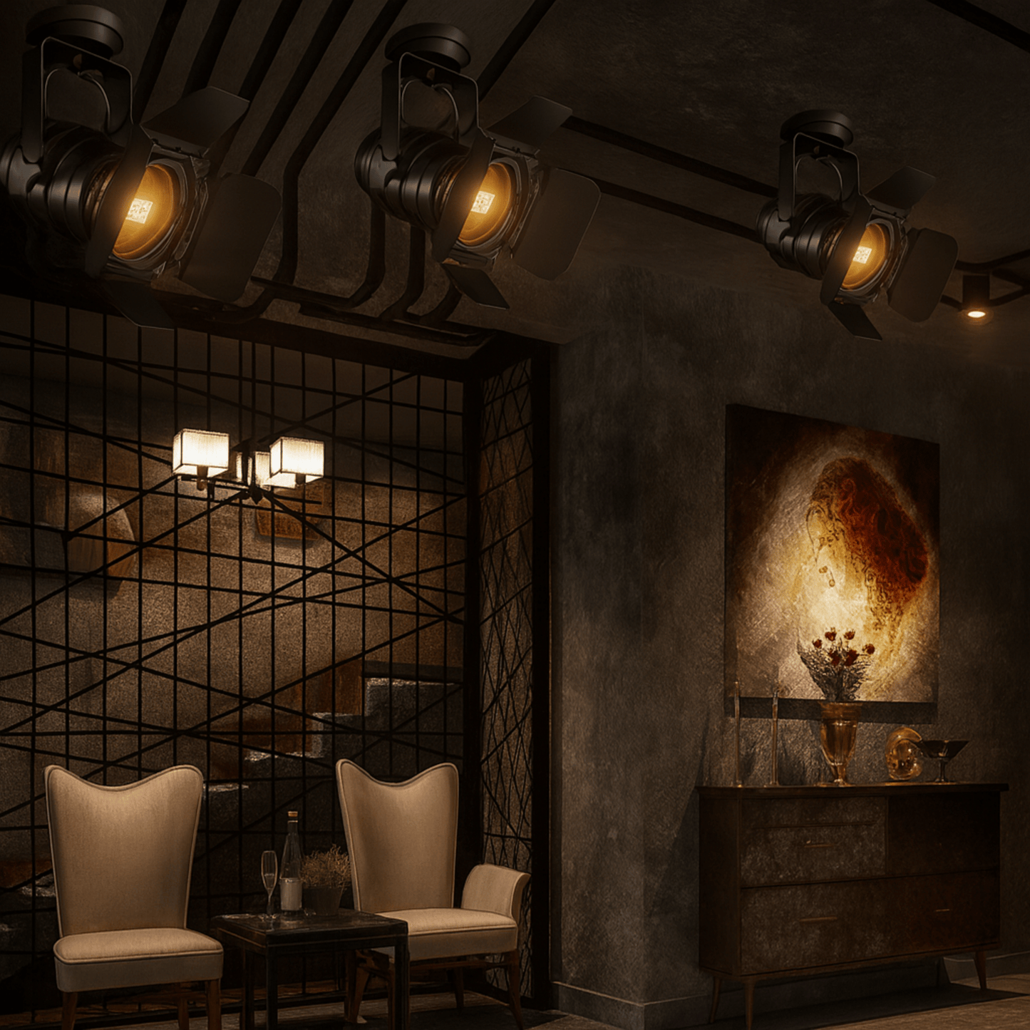 LumoStage Vintage Ceiling Spotlight