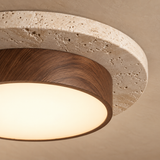 Nivora Travertine Ceiling Light