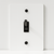 LumiSwitch White Brass Toggle Switch Panels