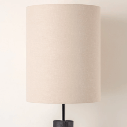 Beige lampshade on a neutral background