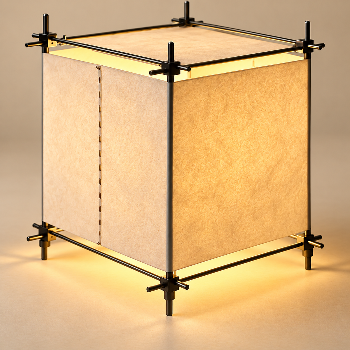 Avela Parchment Cube Table Lamp
