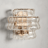 Vetrina Murano Clear Glass Wall Light