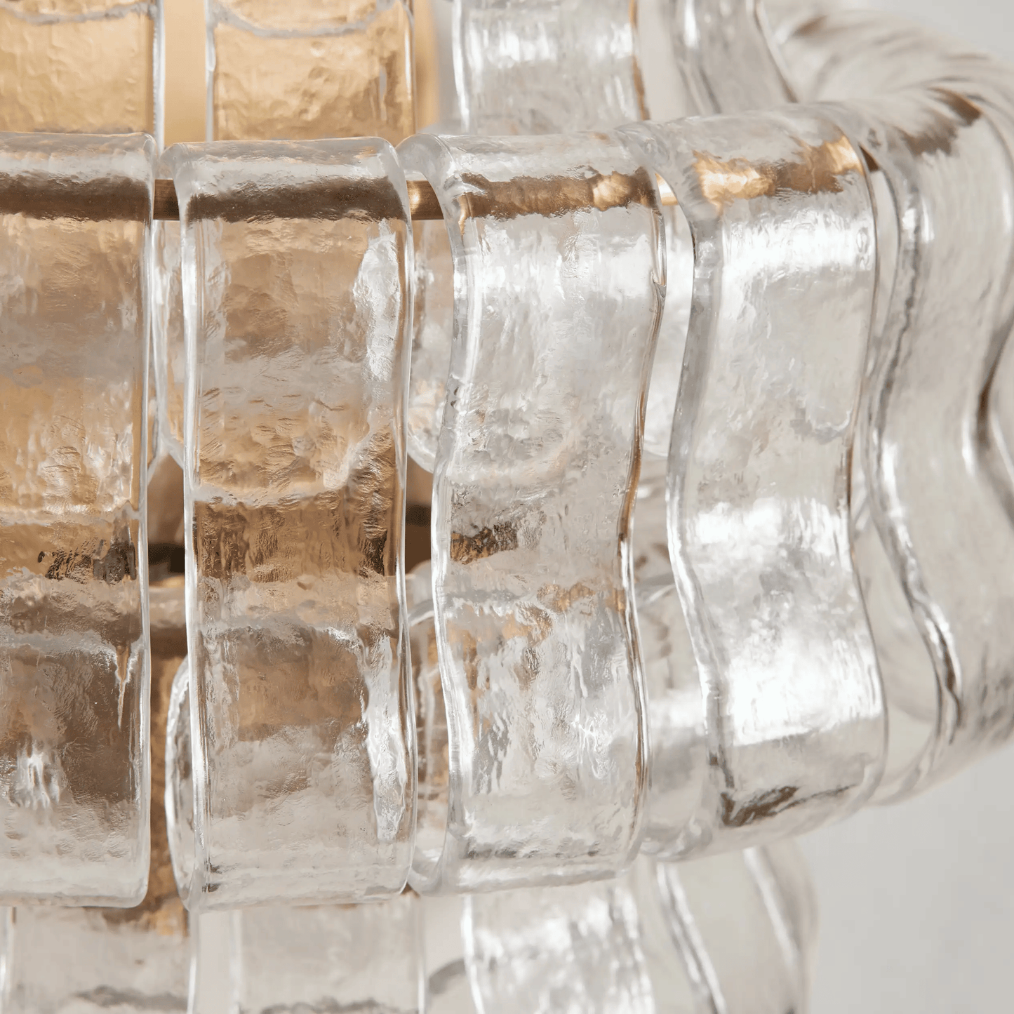 Vetrina Murano Clear Glass Wall Light