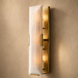 Vetrina Alabaster Marble Wall Light – Vertical