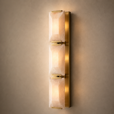 Vetrina Alabaster Marble Wall Light – Triple Light