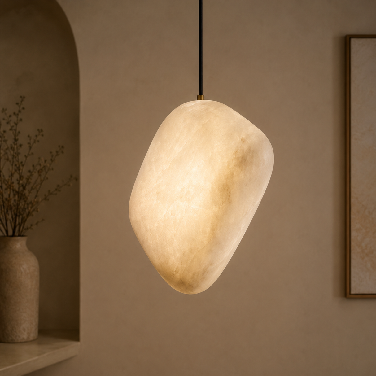 Lunévia Marble Pendant Light