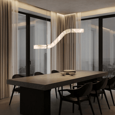 Auralis Marble Flow Pendant Light | Baskoraa