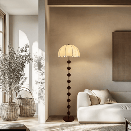 Variant image for Modern White Mushroom Floor Lamp – Minimalist Standing Lamp in Living Room