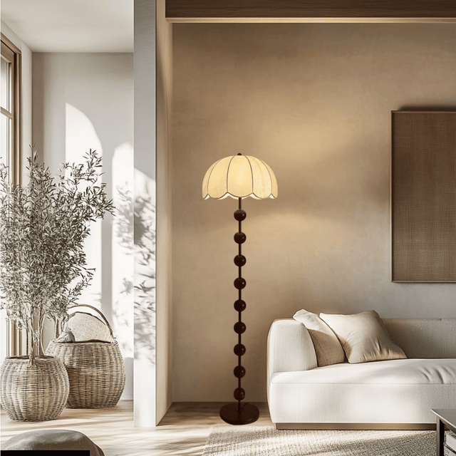 Variant image for Halo Rise - Modern White Mushroom Lamp – Minimalist Standing Lamp in Living Room