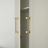 Lunette Brown Marble & Brass Cabinet Handle, alternate view 2