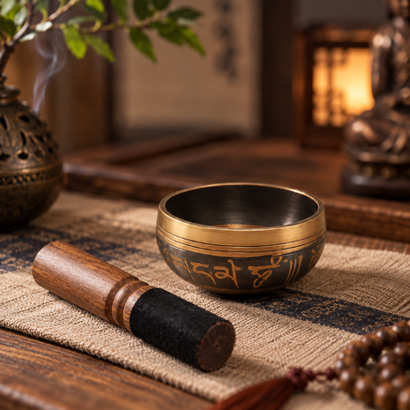 Svara Copper Singing Bowl Set