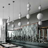 Arlo Modern White Glass Ball Pendant