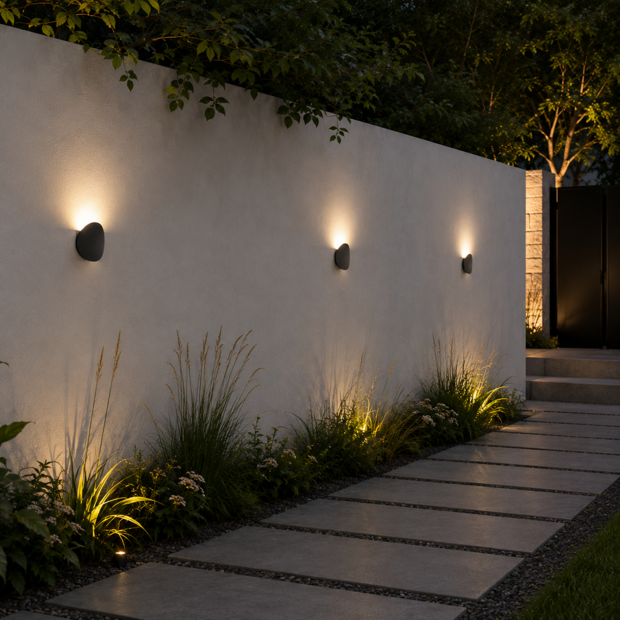 LumaGuard LED Outdoor Wall Sconce