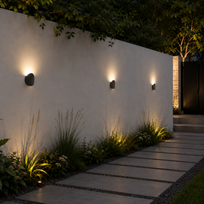 LumaGuard LED Outdoor Wall Sconce