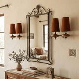 Auralis Dual Red Fabric Wall Lamp