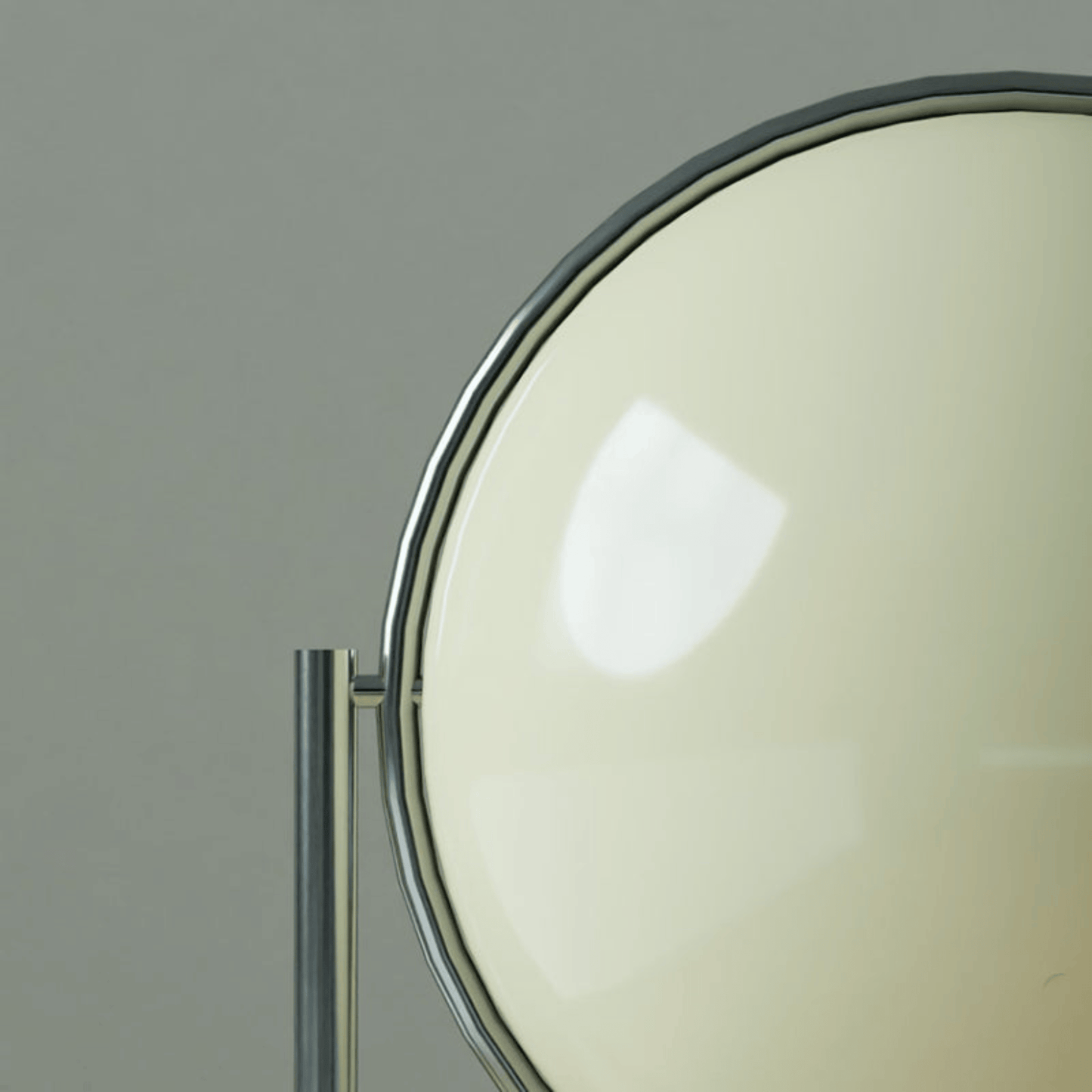 Orbelle Bauhaus Floor Lamp – Modern Chrome & Acrylic Globe Light