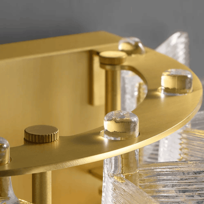 Lumière Amber Éclat Art Deco Wall Sconce