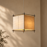 Avela Parchment Cube Pendant Light
