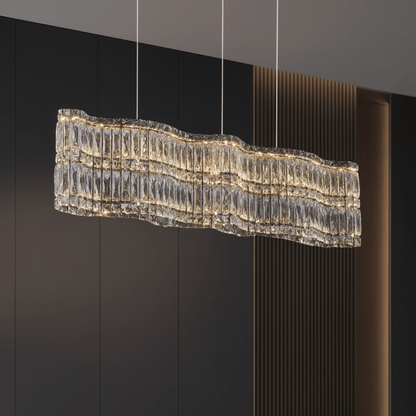 Lumivelle Crystal Wave Chandelier
