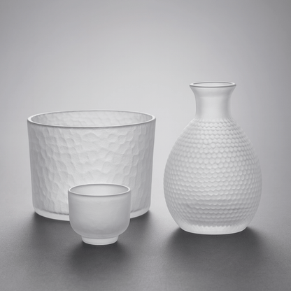 Kairo Glass Sake & Bar Set – Japanese-Inspired Eco-Friendly Glassware for Spirits