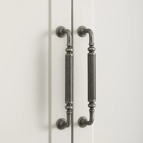 Heritage Fluted Brass Cabinet Hardware