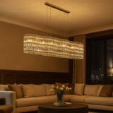 Lumivelle Crystal Wave Chandelier