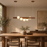 Walden Wood Globe Linear Pendant