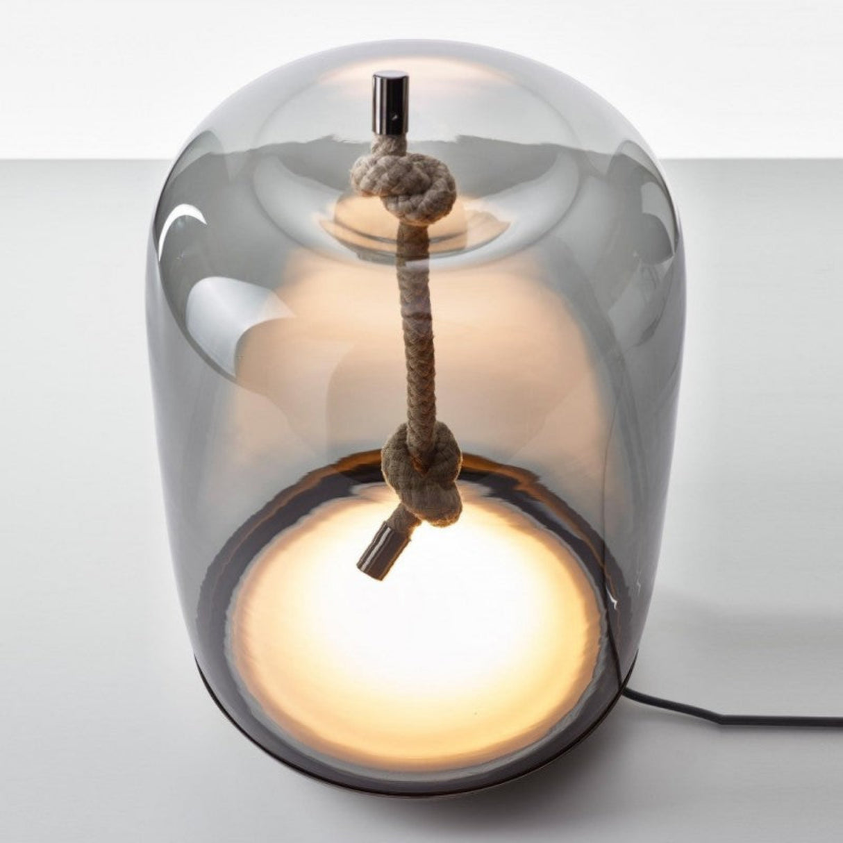 Nordic Glass LED Table Lamp | Modern Bedside & Living Room Light