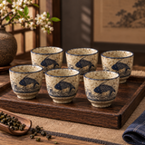 Sakana Ceramic Fish Teapot & 6-Cup Set