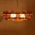 Velari Disc Orange Glass Chandelier