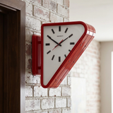 Aurelian Timekeeper Dual Triangle Wall Clock, alternate view 8