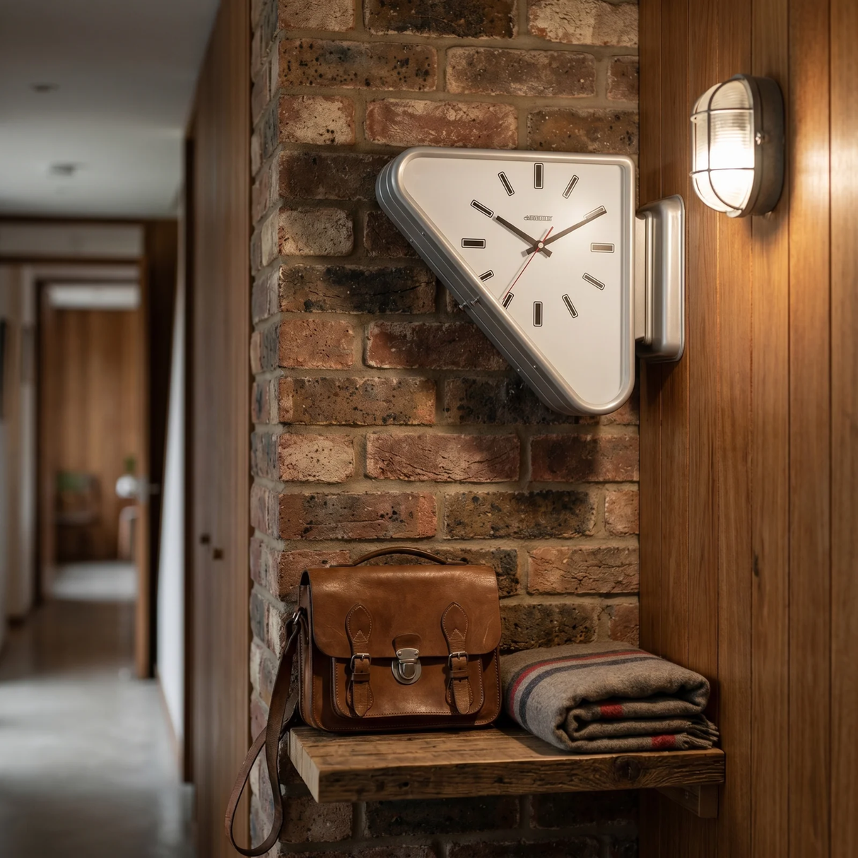  Library Collection 置き時計 Aurelian Timekeeper Dual Triangle Wall Clock | Baskoraa – Baskoraa.com