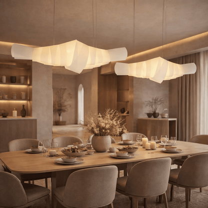 Croissant Sculptural Linear Pendant Light