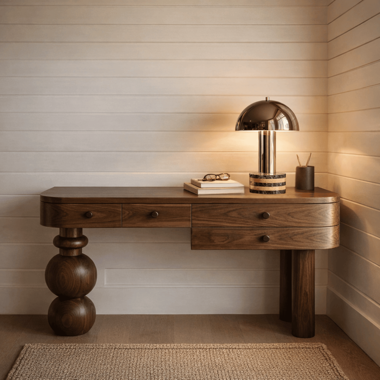 Dolara Stone Mushroom Table Lamp