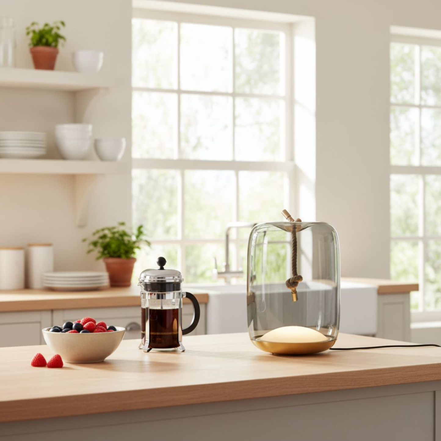 Warm Light Lamp for Modern Kitchen Decor