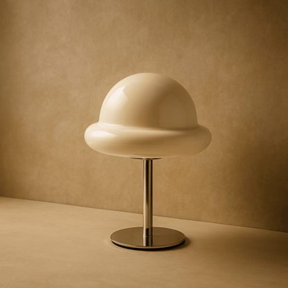 Cream Retro Table Lamp