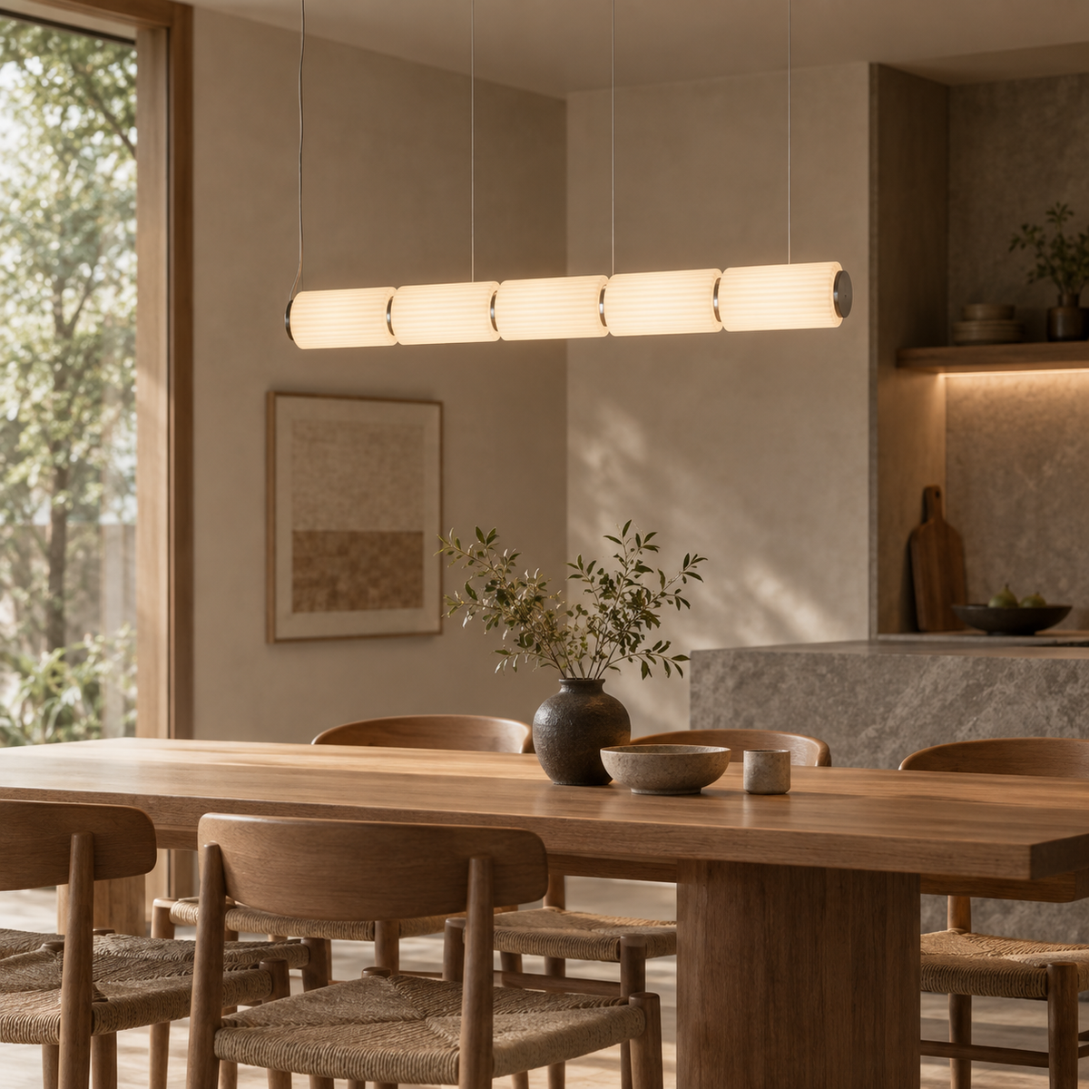 Astra Linear Glass Pendant Light