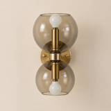 Virelle Double Globe Glass Wall Light